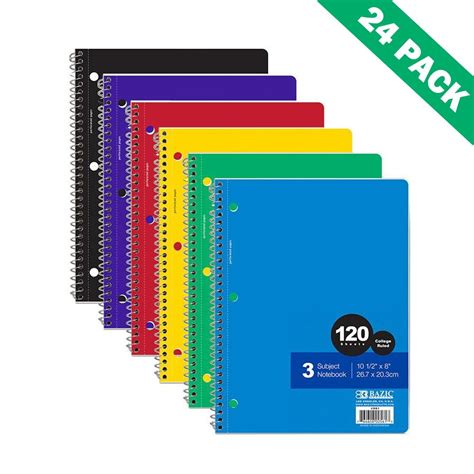 one subject spiral notebook with pockets|3 subject spiral notebook walmart.